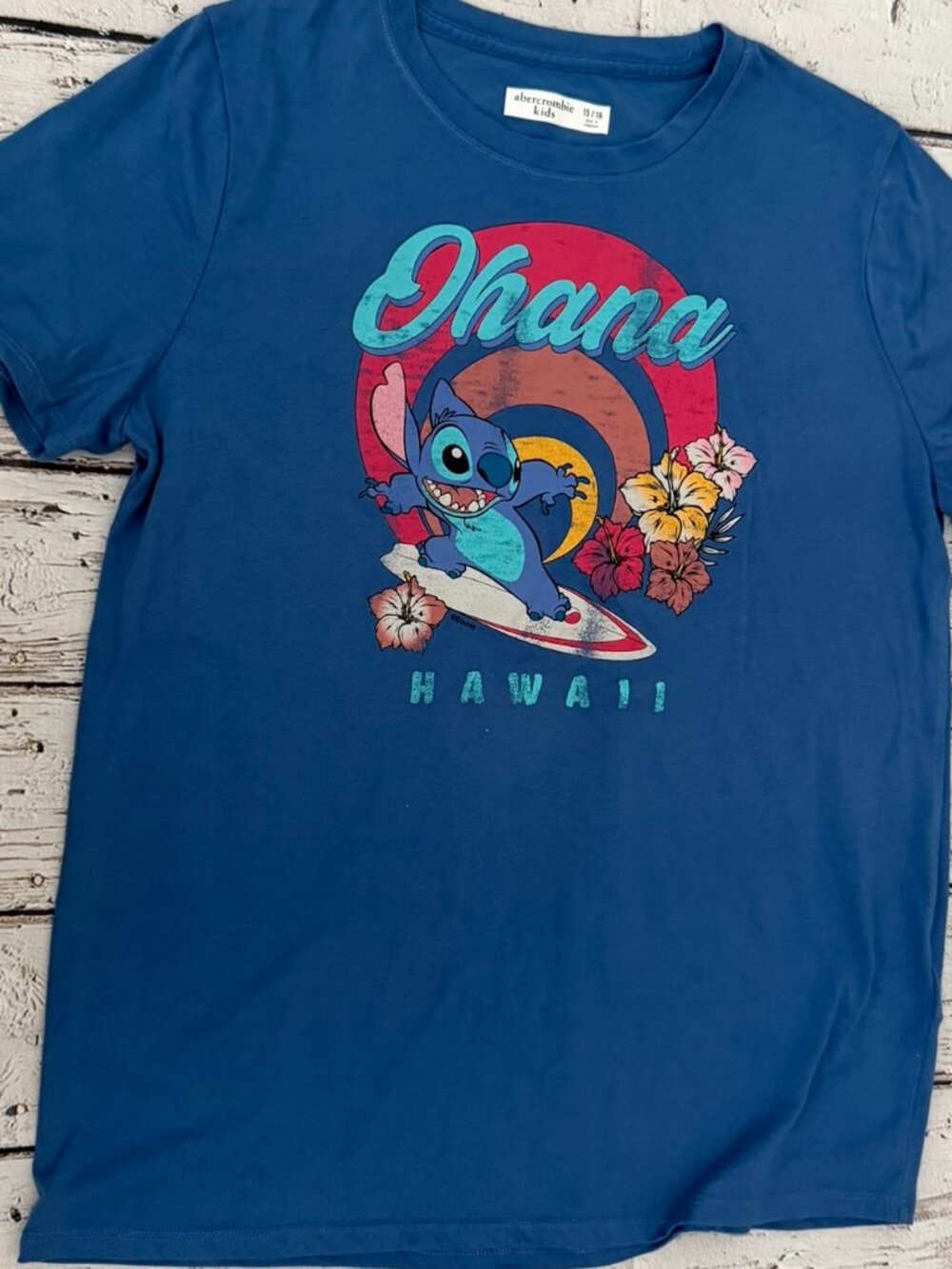 Abercrombie Kids Girl Disney Lilo & Stitch Shirt size 15/16